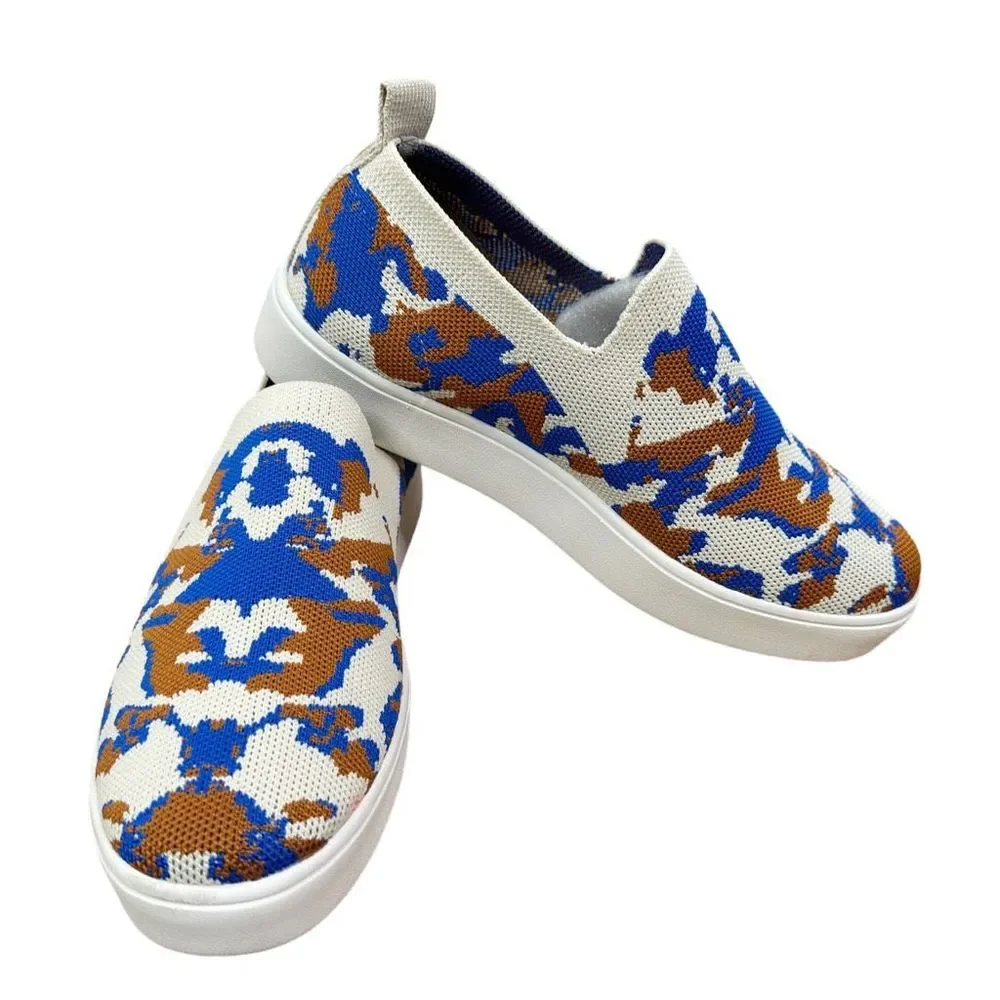 Bernie Mev New York Jenna Planet Cream Slip-On Sneakers - Size 6.5/7